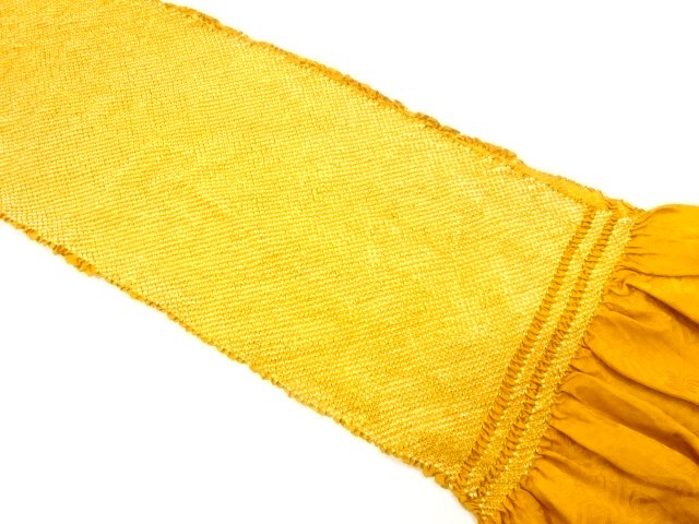JAPANESE KIMONO / OBIAGE FOR FURISODE / SILK / SHIBORI
